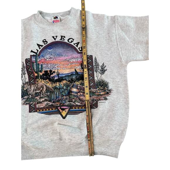 Vintage Fruit of the Loom Men's Las Vegas Crew Neck Sweatshirt Size M - Picture 2 of 6